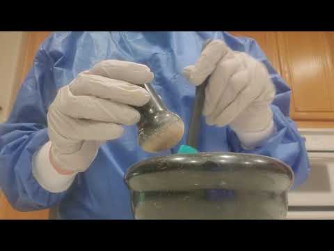 Geometric dilution powder preparation