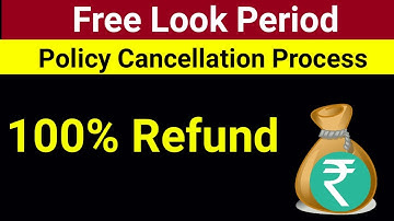 Free Look l Policy Cancellation Process l Policy Refund l IRDA l Life Insurance Refund