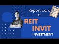REIT INVIT Performance Review after 1 year's investment