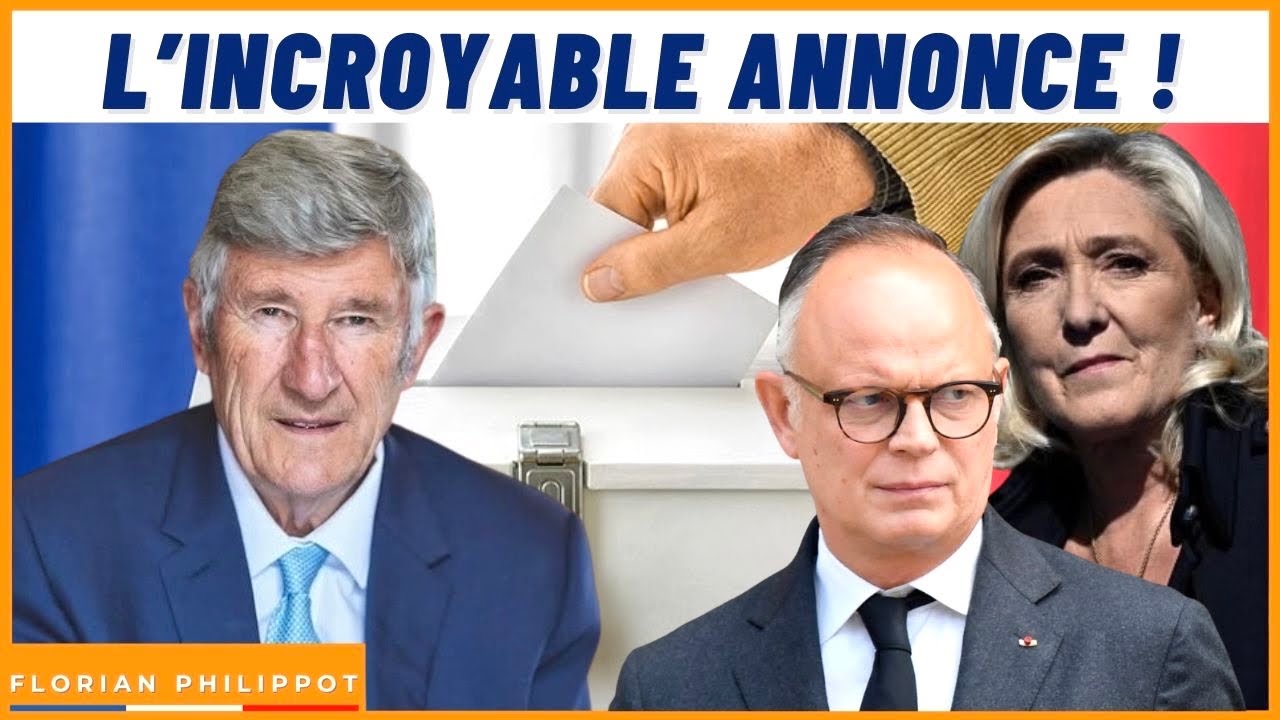 Présidentielle 2027 : l’incroyable annonce qui change tout !