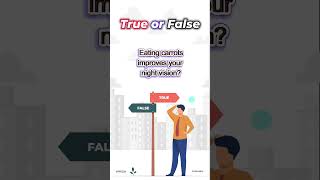 The Reality of Carrots | True or False | #prism #shorts #facts #english