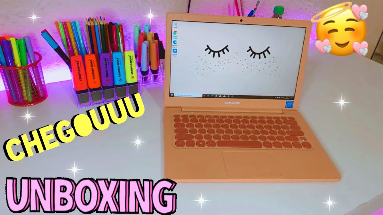 UNBOXING NOTEBOOK SAMSUNG FLASH 💗 | REVIEW