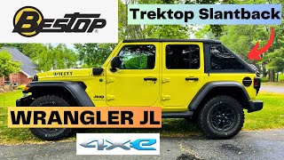 Bestop Trektop Slantback Soft-top Wrangler JL Review and Operation