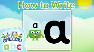 @officialalphablocks - Learn How to Write the Letter A | Curly Line | How to Write App screenshot 2