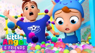 Baby John's Playtime Song in the Rainbow Color Ball Pit | @LittleAngel And Friends Kid Songs