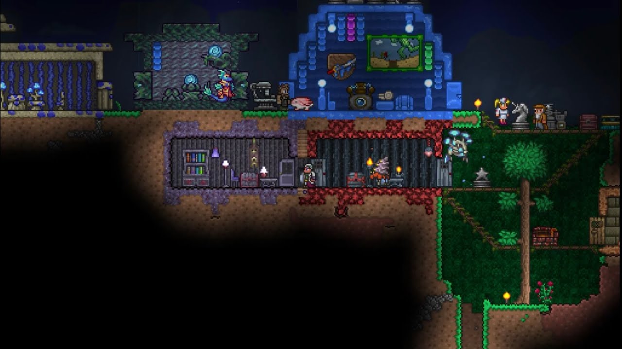 A Problem In The Village / Ultimate Modded Terraria Survival | Part 28 ...
