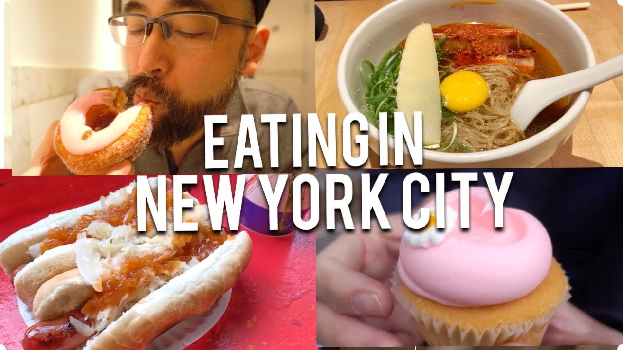 Iconic Must-Eat Foods in New York - YouTube