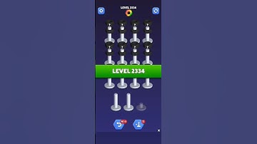 Nut Sort Level 2334 - Color Puzzle Game by Kiwi Fun #games #puzzle #NutSort #NutSortSolution