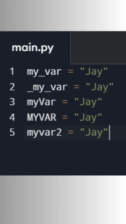 How to Declare Variables in Python - YouTube