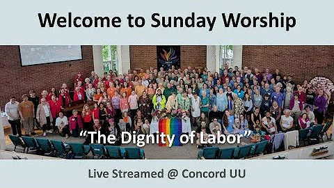 Concord UU Live Stream - Sun, 8/31/25 @ 10 am