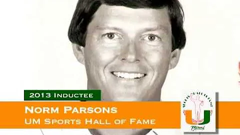 Norm Parsons - University of Miami Sports Hall of ...