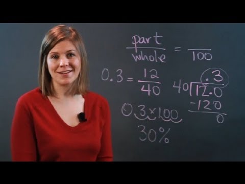 How to: Fraction to Percent Using Division : Fractions & Percentages