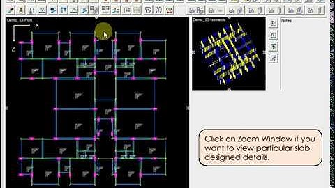 How to edit slab & slab properties R.C.C. Building Design Software 2018
