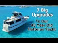 7 big upgrades to our 45 year old hatteras yacht