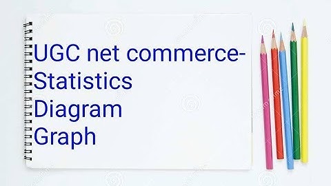 STATISTICS | DIAGRAMS | GRAPHS | UGC NET COMMERCE | COMPETITIVE EXAMS |