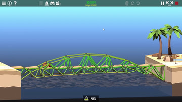 Poly Bridge 2 : Level 4-06 Solution