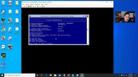 Server Core Basic Configuration using Sconfig (Step by Step Guide) - Server 2012