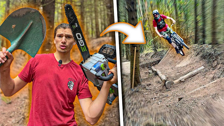 1 journée pour refaire un terrain de VTT !