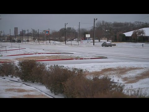 Winter weather threatens Dallas road conditions