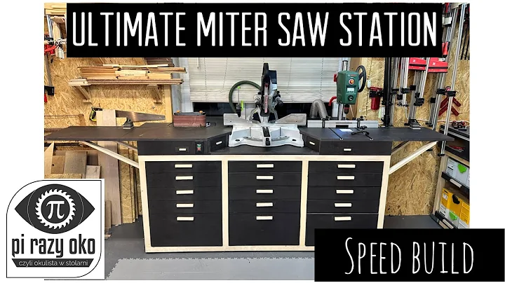 Ultimate miter saw station for kapex 120 with build in belt sander, drill press and dust collection