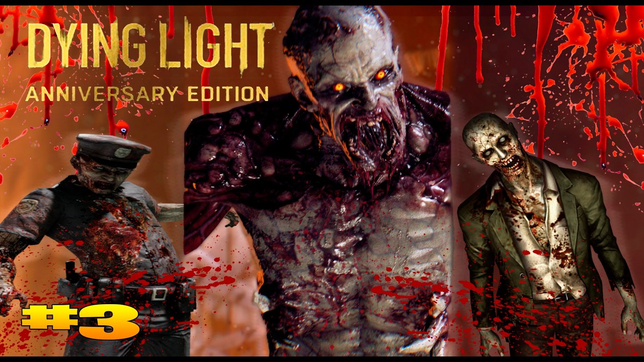Dying Light Anniversary Edition прохождение угарная погоня с русской озвучкой с@lexafade  часть #3