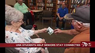More than memories: UNK counseling students help local seniors find connection