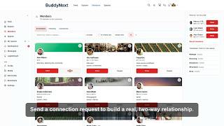 Follow and Connect with Members on WordPress
