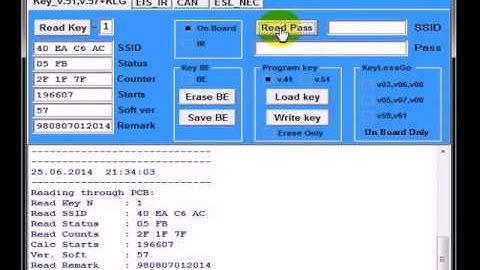 NEC PRO57 Read password from key ROM V57