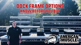 What is the BEST Floating Dock Frame for Your Needs