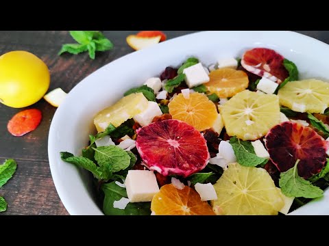 My Family Was Thrilled by This Refreshing Winter Salad Recipe: Orange Mint Delight