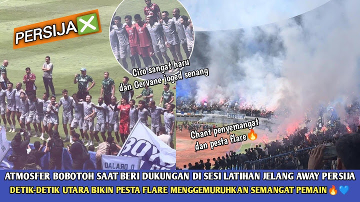 PESTA FLARE‼️RIBUAN BOBOTOH DATANGI SQUAD PERSIB SAAT LATIHAN DI GBLA SEBELUM AWAY PERSIJA🔥💙