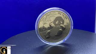 2020年 (新品) 中国 パンダ 30グラム 10元 銀貨 シルバー コイン