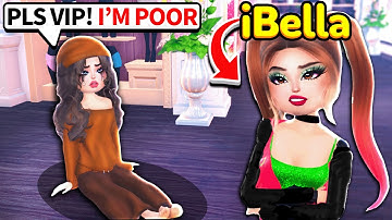 I Pretended To Be *POOR* To Test My Best Friend in Dress to Impress!