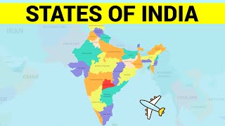 INDIAN STATES  Learn the States of India Easily on Map