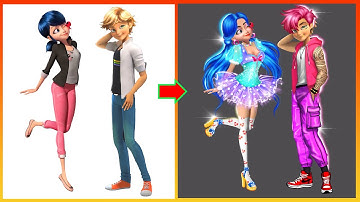 Miraculous Ladybug & Catnoir Transformation Into Inside Out Character 2024 - GLOW UP Miraculous