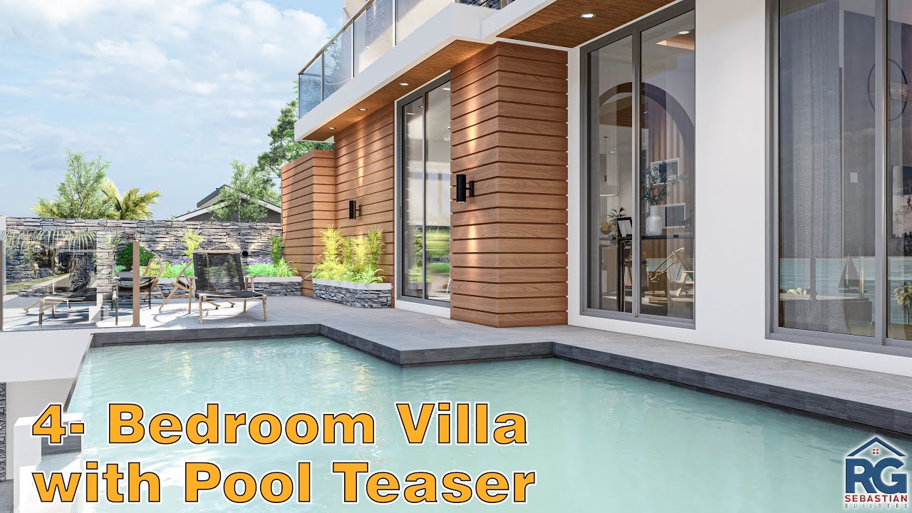 4 - Bedroom Villa with pool design Teaser no.24 - YouTube