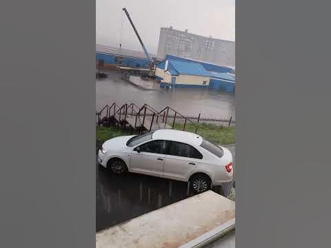 Норильск2023 июльский дождь - YouTube