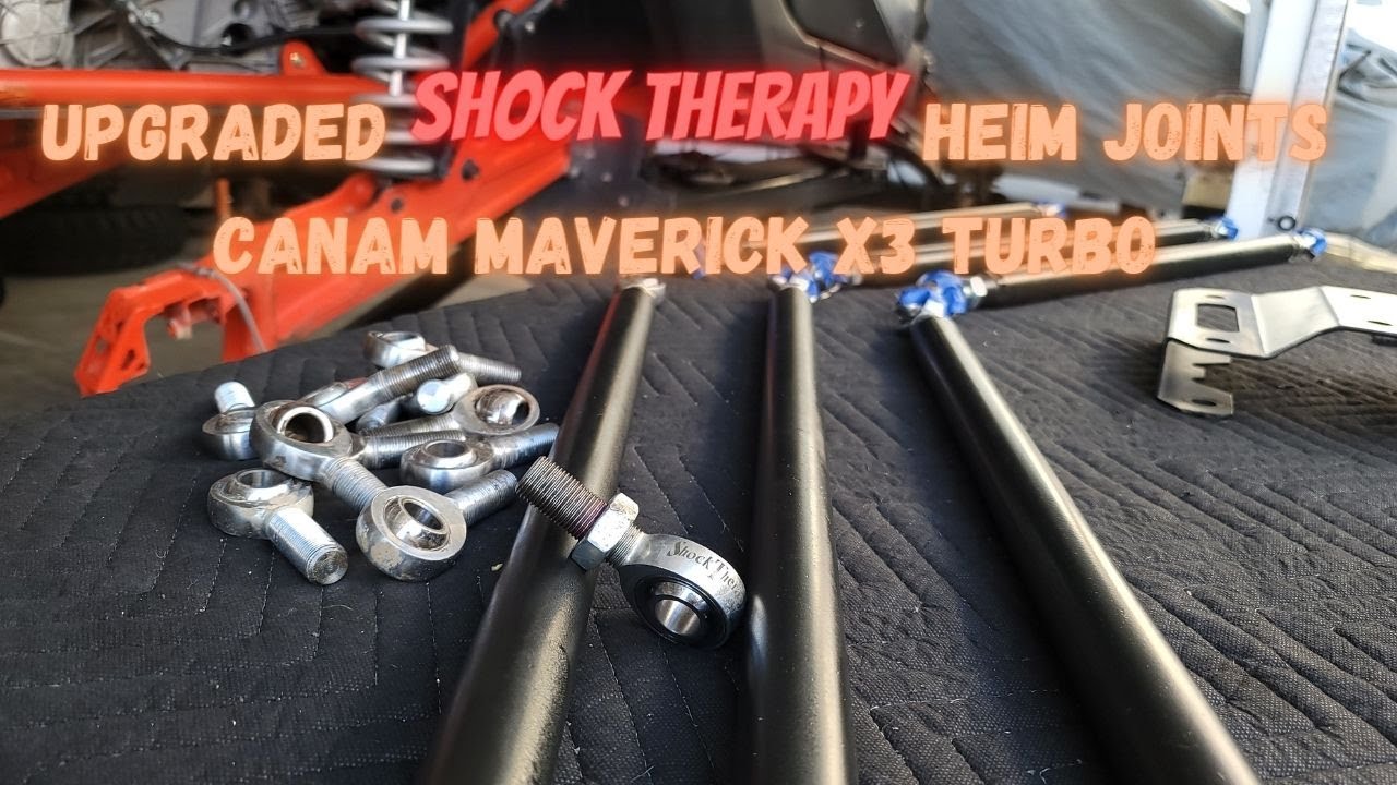 Shock Therapy CANAM Maverick X3 Heim Joint Upgrade & Insatll 