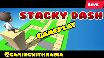 Stacky Dash Game/All levels live Gameplay walkthrough