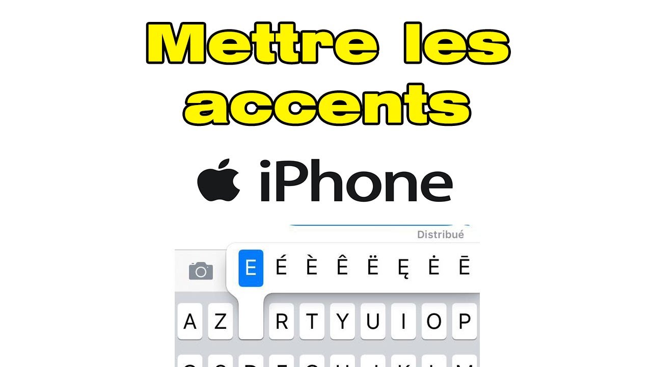 Comment Faire Et Mettre Les Accents Sur Iphone Youtube