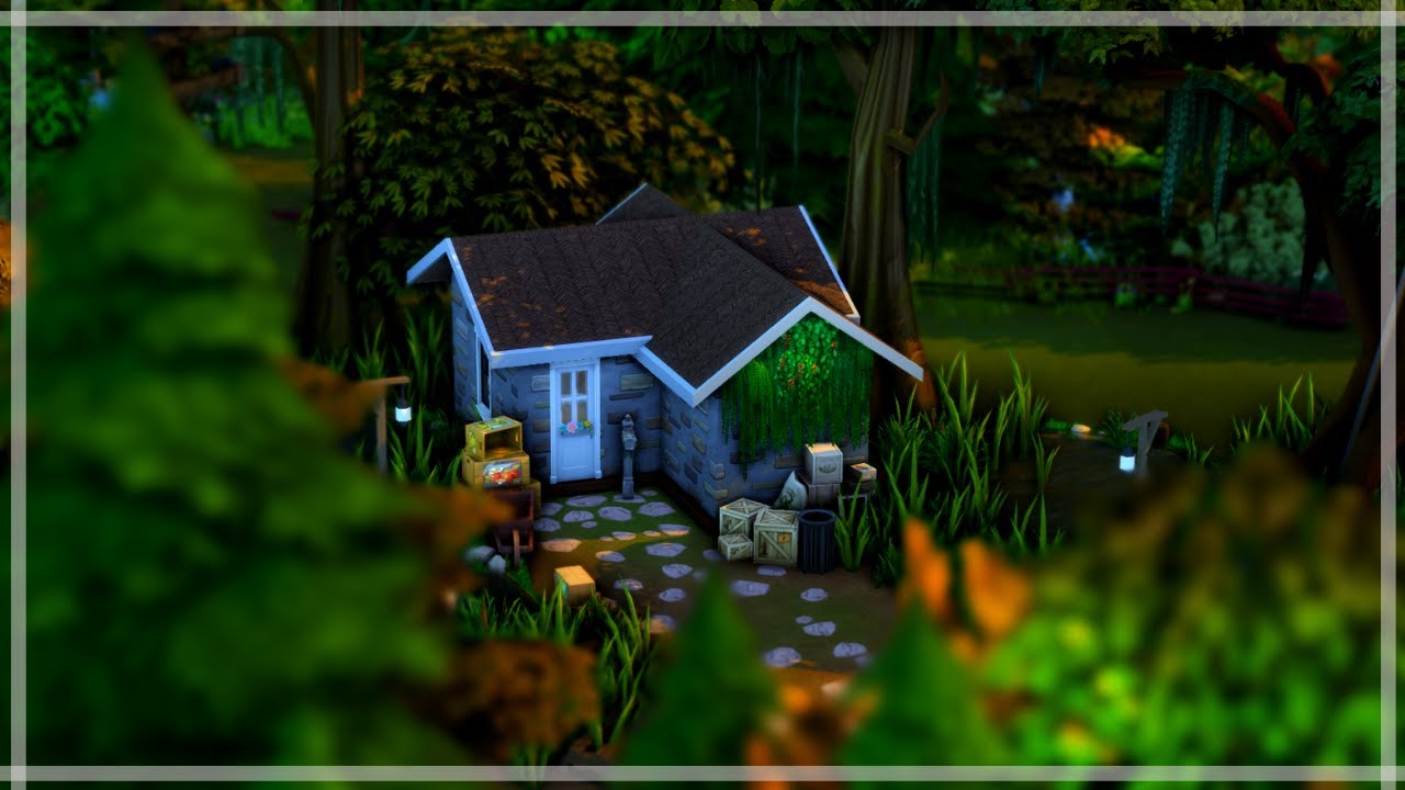 Le Cottage Caché | Speed Build / No CC | The Sims 4 - YouTube