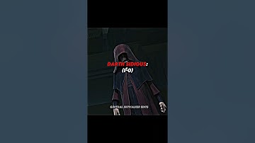 Darth sidious Vs Count Dooku and Assjj ventres #starwars #vs #1v1 #shorts #ahsokaseries #edit