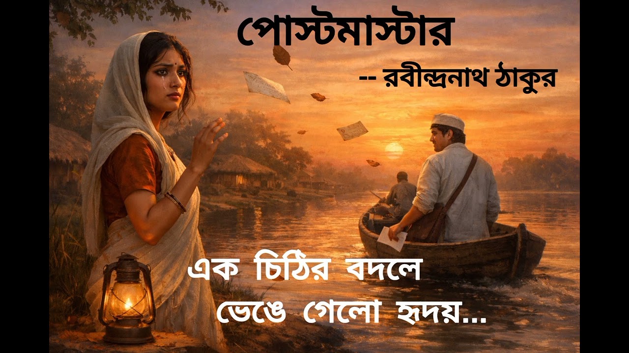 পোস্টমাস্টার// POSTMASTER BY RABINDRANATH TAGORE// SHORT STORY 