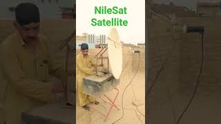 NileSat Satellite Tracking In Pakistan 4 fit chhatri #shortfeed #short #viral