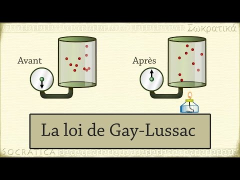 Chimie: La loi de Gay-Lussac (relation température/pression)