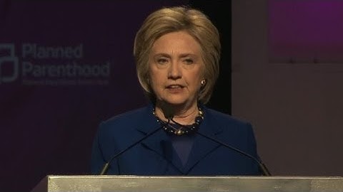 HIllary Clinton goes on the attack against Donald Trump