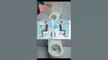Bồn cầu tự  rửa  thông minh không dùng điện Imex Việt Nhật #toilet #thietbivesinh #toilet #home