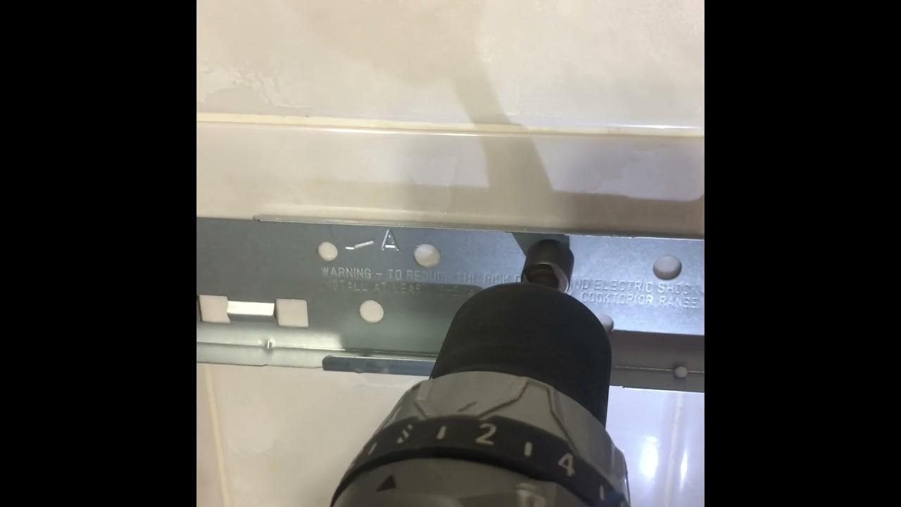 LG Microwave Installation Above the Stove. A video on how to install A