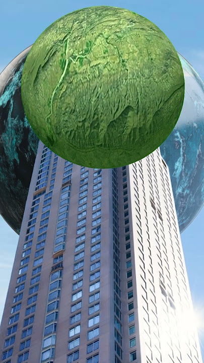 😱Two planets falling on earth😳 | 3d imagination | 3d animation #spacescience #viralshorts #shortfeed