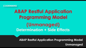 Part 14: Unmanaged ABAP RESTful Application Programming Model (RAP) - Determination + Side Effect